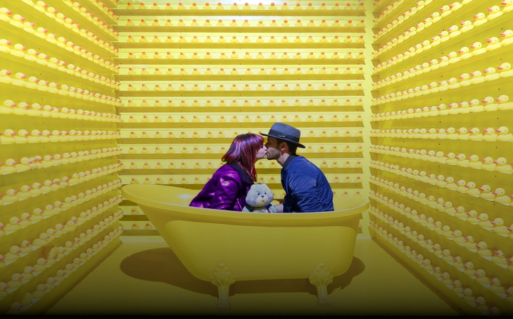 Atascado en la ducha			